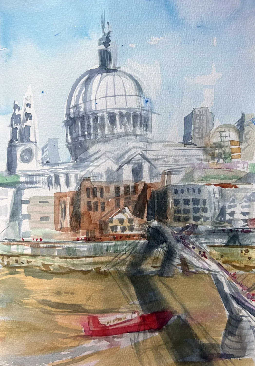 St Pauls and Millenium Bridge
